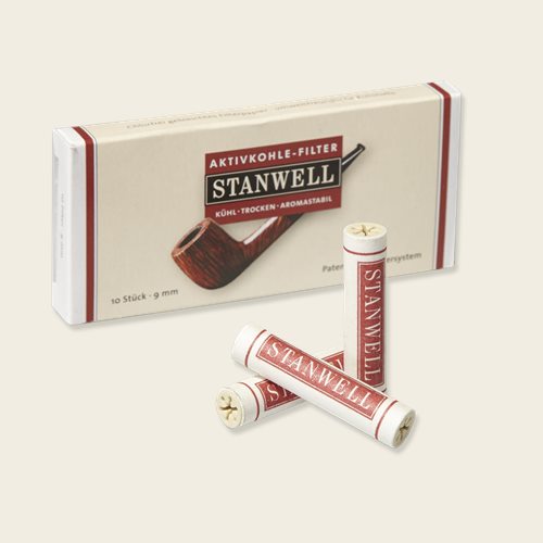 3 boxes x 9mm Active Charcoal pipe Filters STANWELL total 120 filter 
