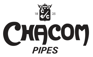 decal. Chacom pipe sticker 