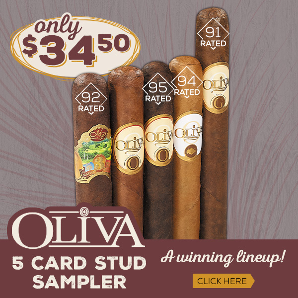 The Highly Rated Oliva 5 Card Stud Sampler Only $34.50