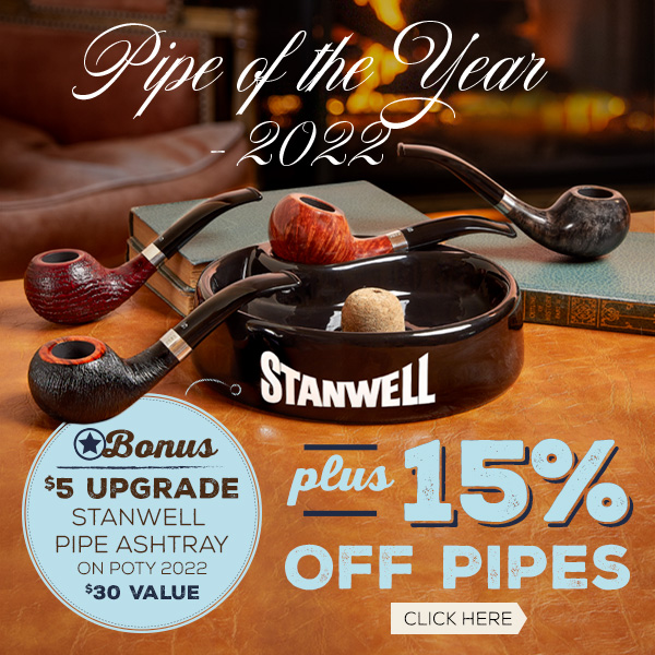 2022 Pipe Of The Year - 15% Off Stanwell
