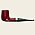 Viking Christmas Pipe Red Smooth  STRAIGHT
