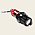 Xikar Spark Plug Punch Cutter Red and Black 