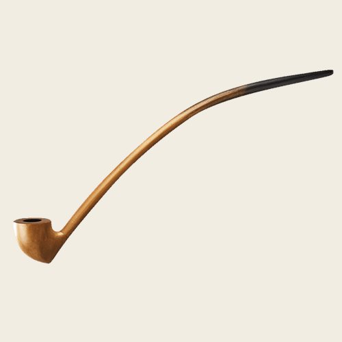 MacQueen Wizard Lord of the Churchwarden Tobacco Pipe Smoke Rings Cherry Wood