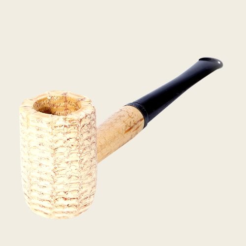Real 25 year old Briar Wood Pipe Tobacco Cigaret sand-blasted Wooden Pipes Italy